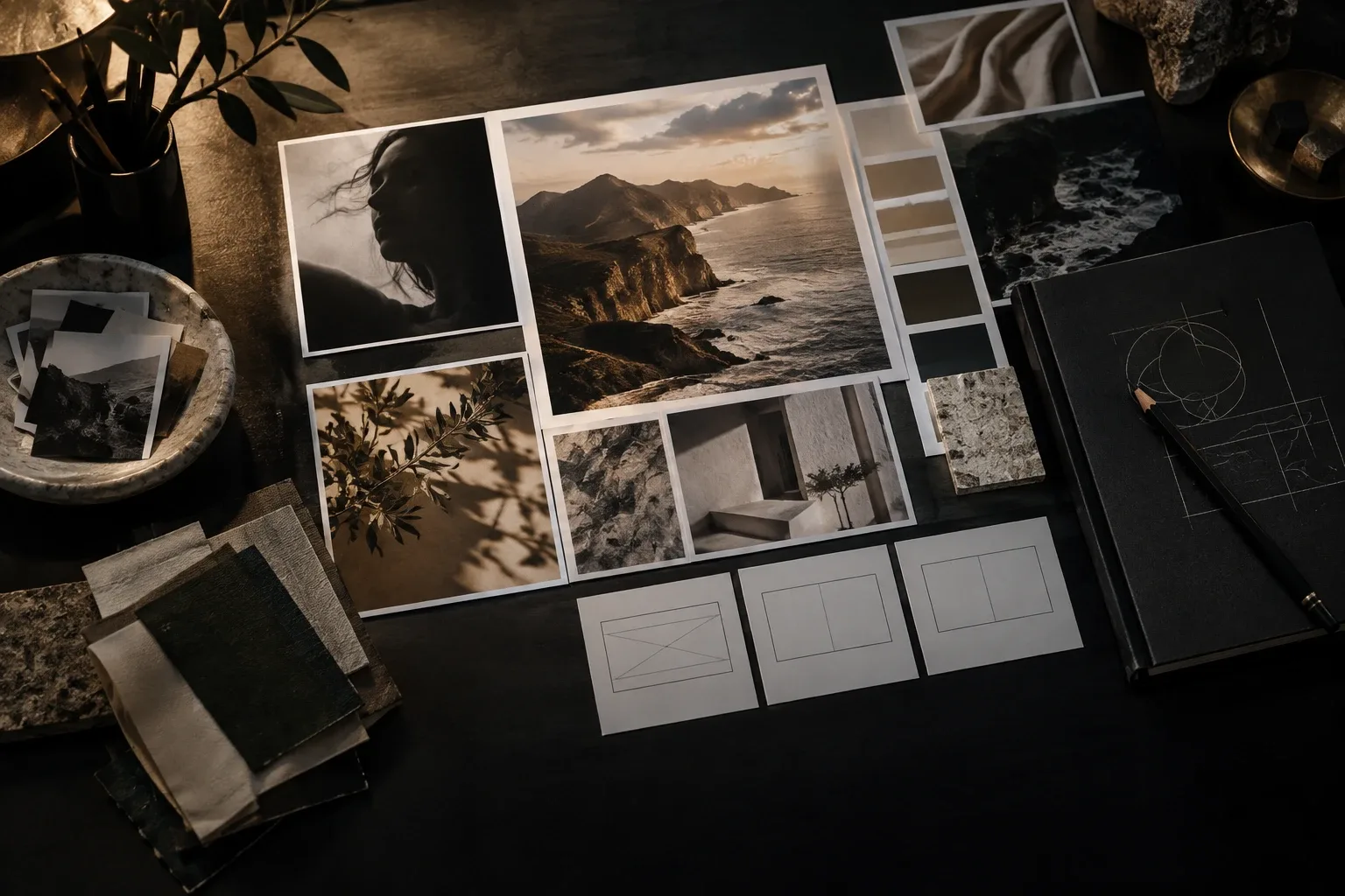 Creative inspiration and planning board