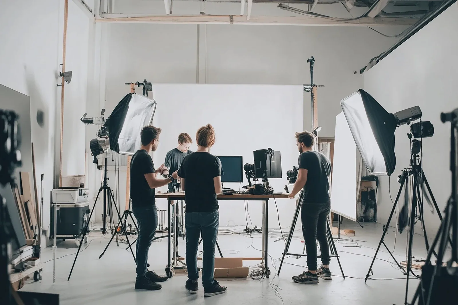 Professional video production photo